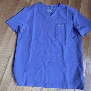 NWT Figs Men Blue Scrub Top